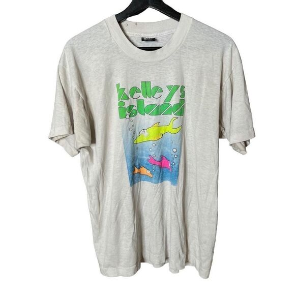 VTG Kelleys Island T Shirt USA Large - Picture 1 of 4